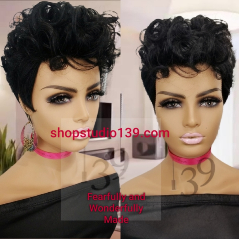 Mohawk pixie wig